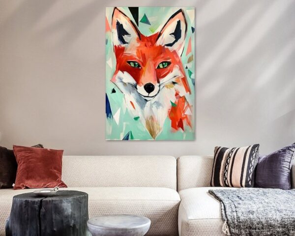 Fuchs im Farbtraum – Kunst lebendig