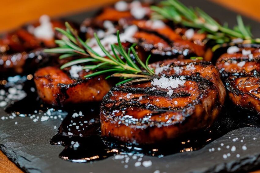 Gegrillte Köstlichkeiten mit Rosmarin