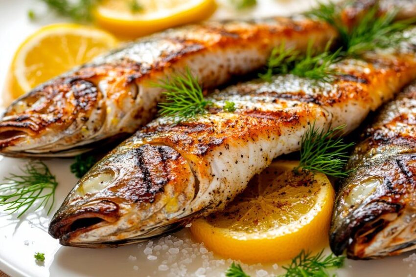 Gegrillter Fisch