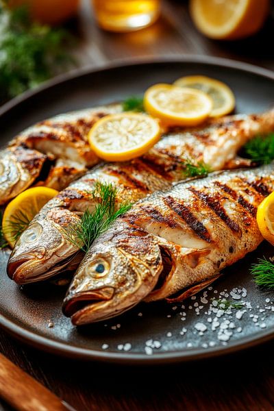 Gegrillter Fisch