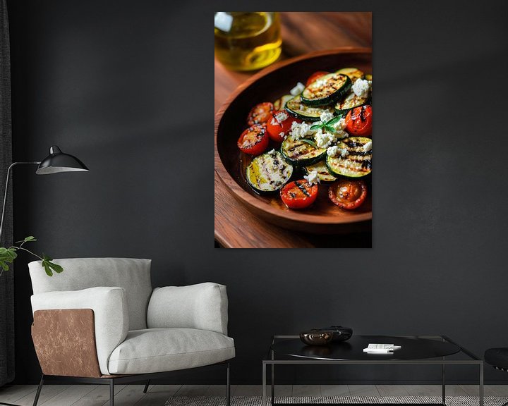 Gegrilltes Gemüse mit Käse – Gourmetgenuss