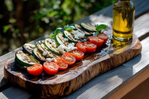 Gemischtes Grillgemüse mit Olivenöl