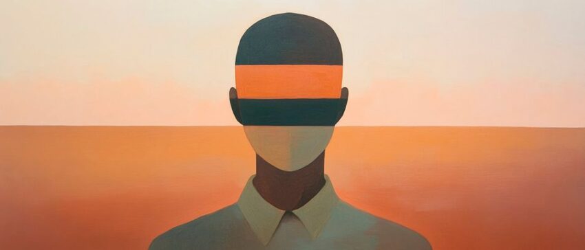 Gestalt ohne Gesicht – Farbspiel der Stille