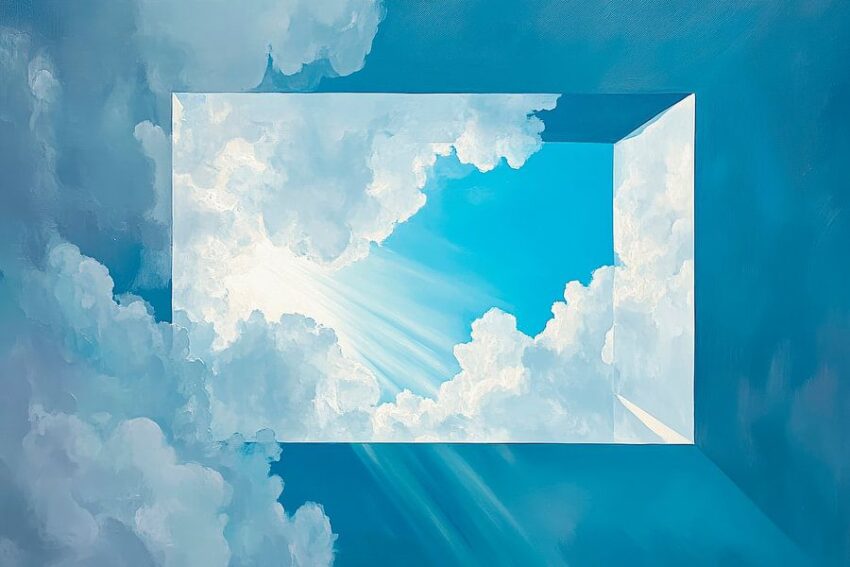Himmel im Rahmen – Licht und Wolken