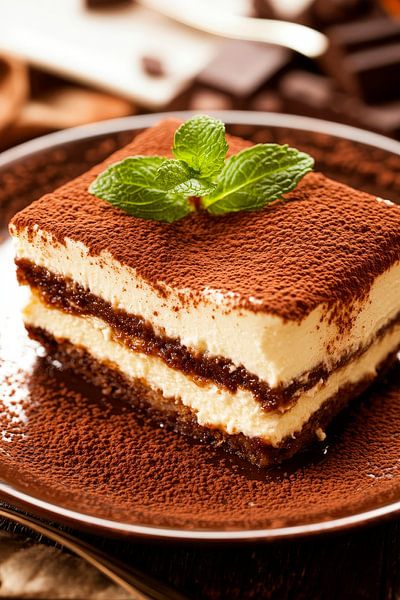 Klassisches Tiramisu mit Schokoladengeschmack