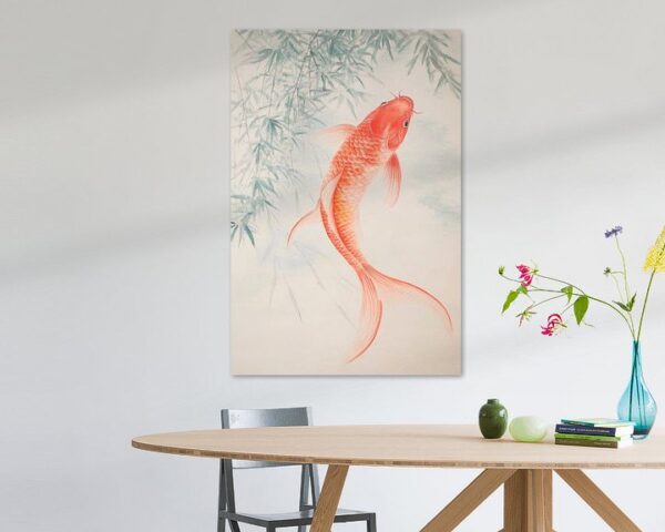 Koi-Fisch im Wasser – Asiatische Malerei