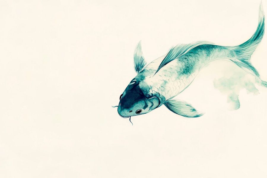 Koi im Wasser – Sanfte Eleganz der Natur