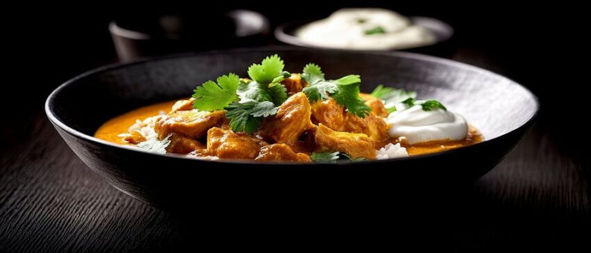 Köstliches Curry mit frischem Koriander