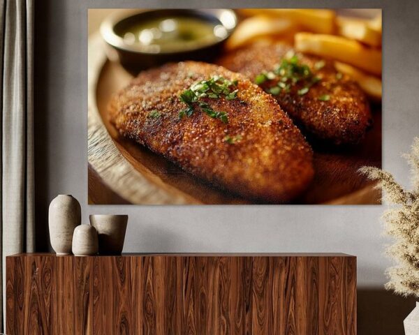 Krosse Schnitzel mit Beilagen – Lecker!