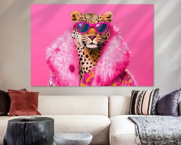 Leopard im Pink: Style und Glamour