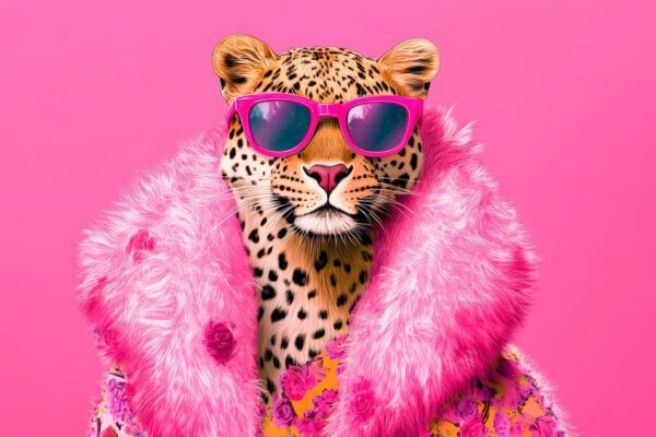 Leopard im Pink: Style und Glamour