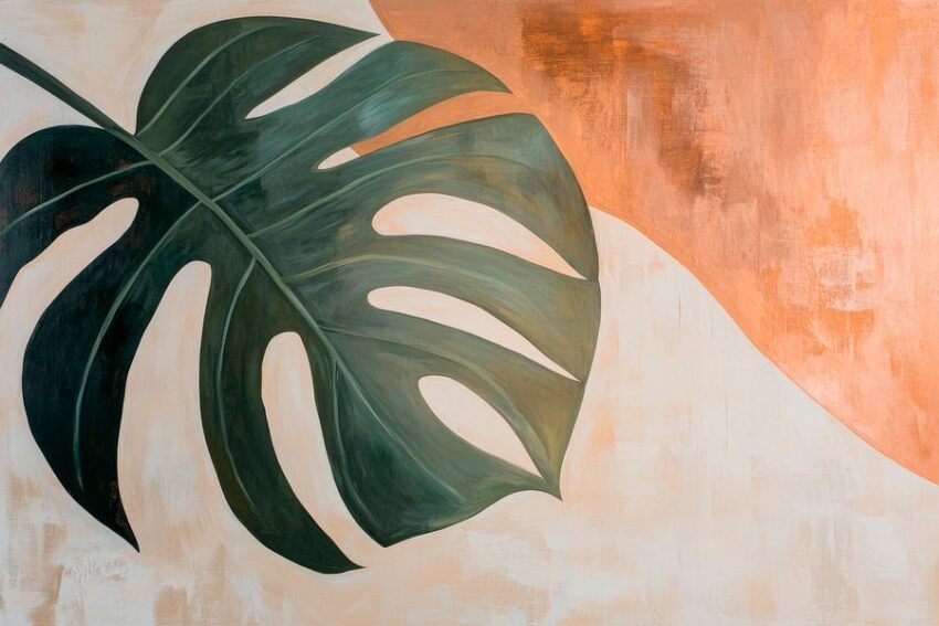 Monstera Wandkunst