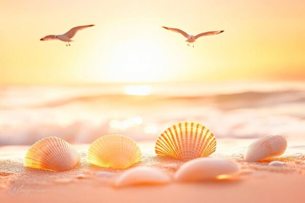 Muscheln am Strand