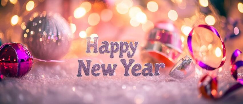 Neujahrsfeier mit festlichem Glanz