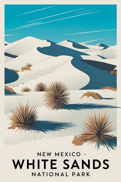 New Mexico Vintage Travel Poster