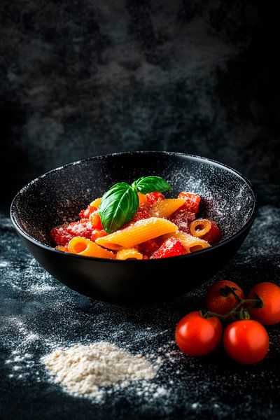 Pasta mit Tomatensauce und Frische – Stilvoll