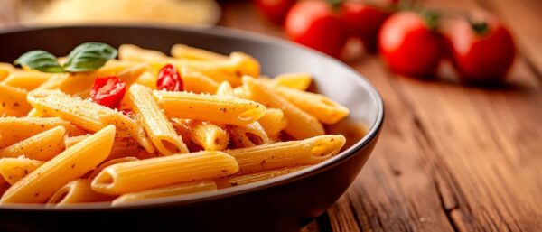 Penne Pasta mit Kirschtomaten – Lecker!