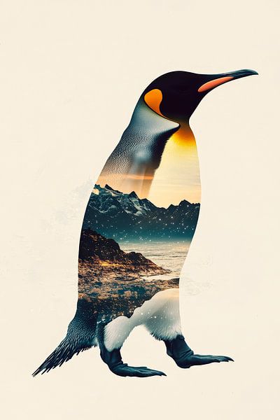 Pinguin Landschaftszauber