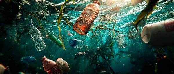 Plastikmüll in der Unterwasserwelt