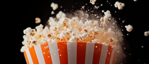 Popcornexplosion im Kinobecher – Spaßig