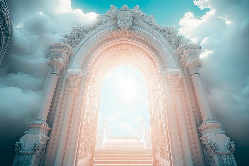 Portal zu geheimnisvollem Licht – Traumhaft