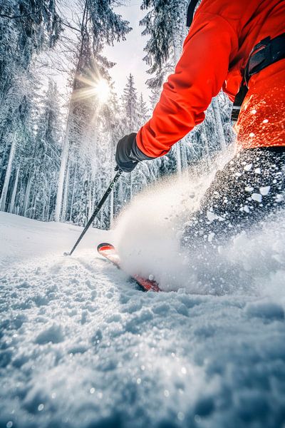 Pulsierender Skispaß im Schnee