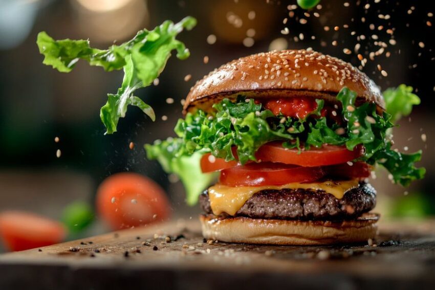 Saftiger Burger