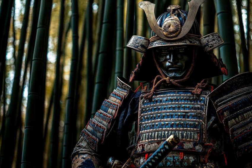 Samurai im Bambuswald – Mystisch