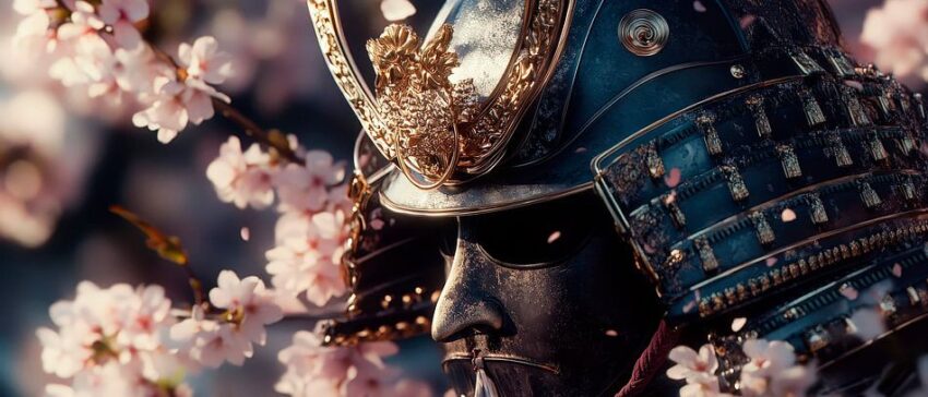 Samurai mit Kirschblüten – Dramatisch