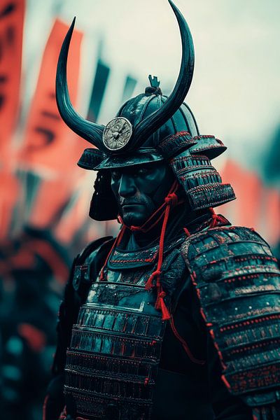 Samurai-Rüstung mit Helm – Historisch