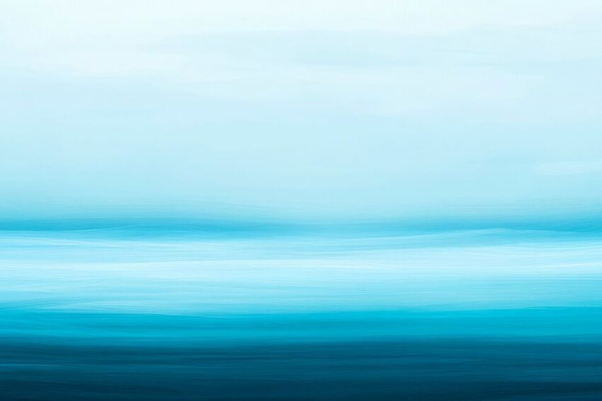 Sanfte Wellen im blauen Farbspiel