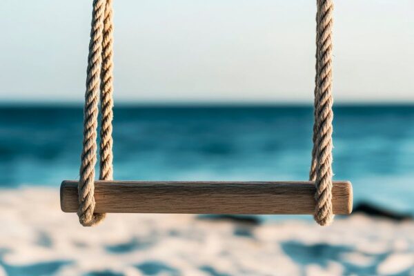 Schaukel am Strand