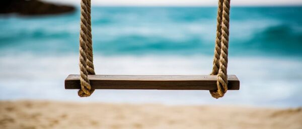 Schaukel am Strand