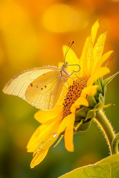 Schmetterling auf Sonnenblume