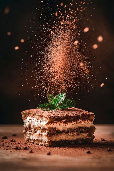 Schokoladiges Tiramisu mit Kakaopulver