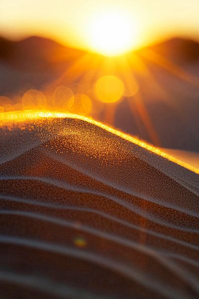 Sonnenaufgang über Sanddünen