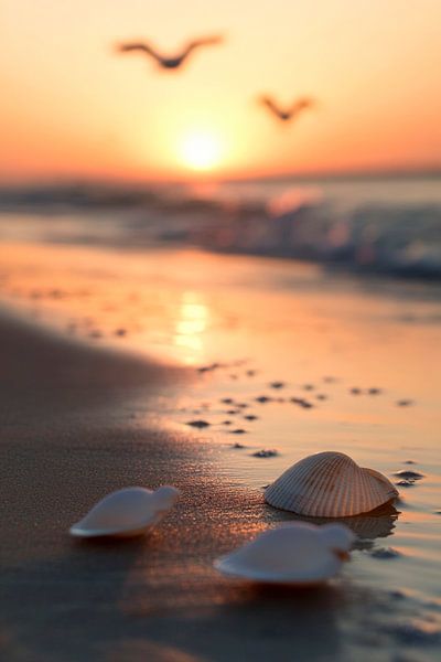 Sonnenuntergang am Strand