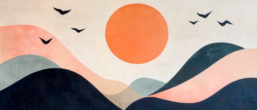 Sonnenuntergang Landschaft