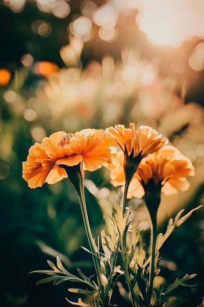 Strahlende Calendulas