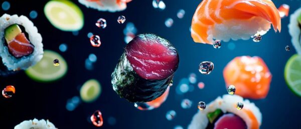 Sushi-Vielfalt im Wasser – Leckerbissen