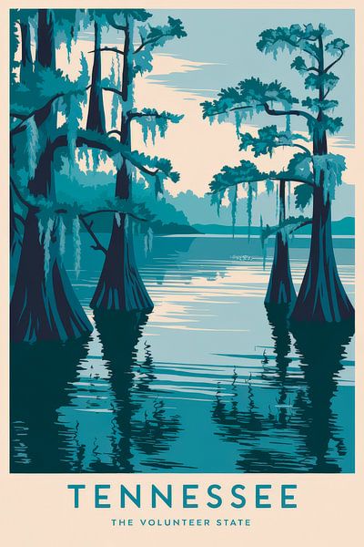 Tennessee Vintage Travel Poster