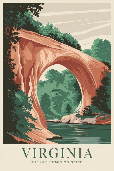 Virginia Vintage Travel Poster