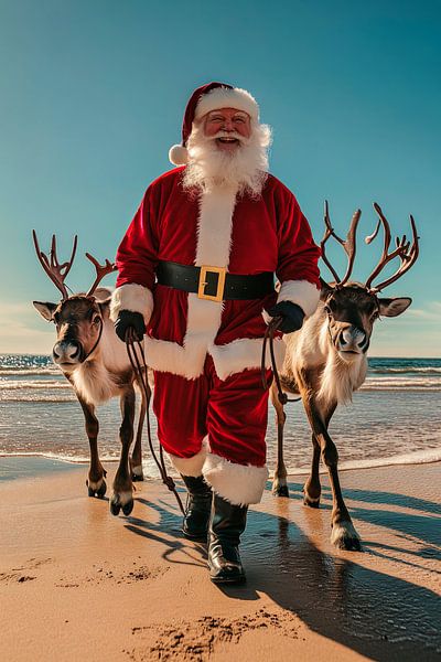 Weihnachtlicher Strandspaziergang