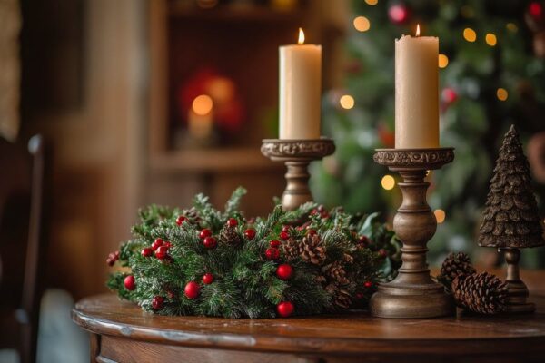 Weihnachtlicher Tischdecken