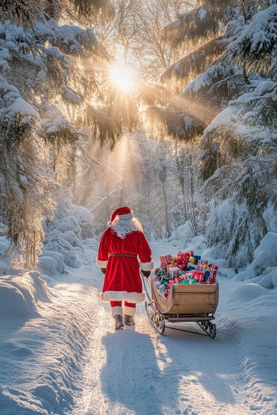 Weihnachtlicher Wald