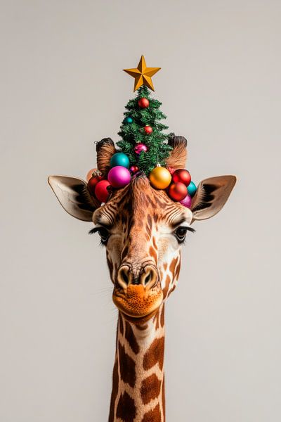 Weihnachtsgiraffe