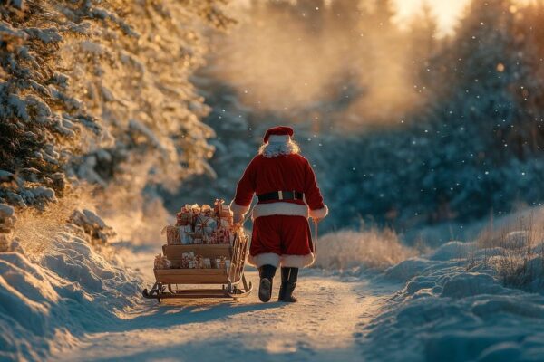 Weihnachtsmann Spaziergang