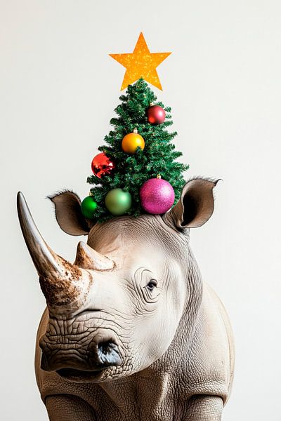 Weihnachtsnashorn