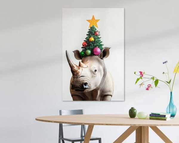 Weihnachtsnashorn