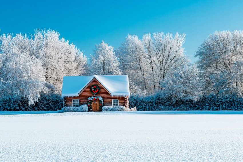 Winterliches Häuschen